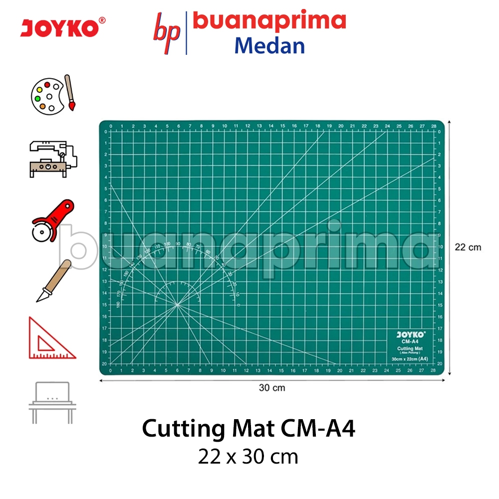 

CUTTING MAT A4 JOYKO 30 x 22 cm Alas Tatakan Pemotong Potong Kertas