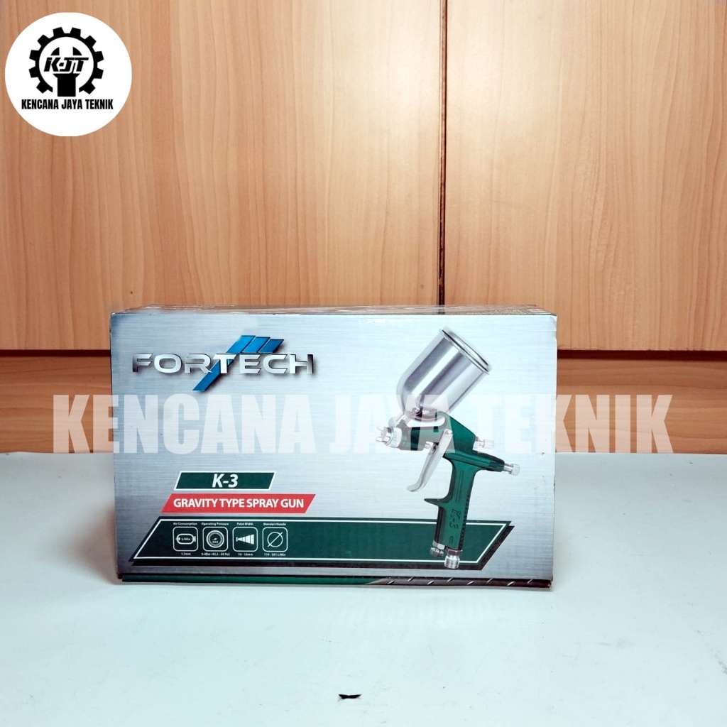 Semprotan Cat Fortech K3 Spray Gun Pistol Semprot Tabung Atas