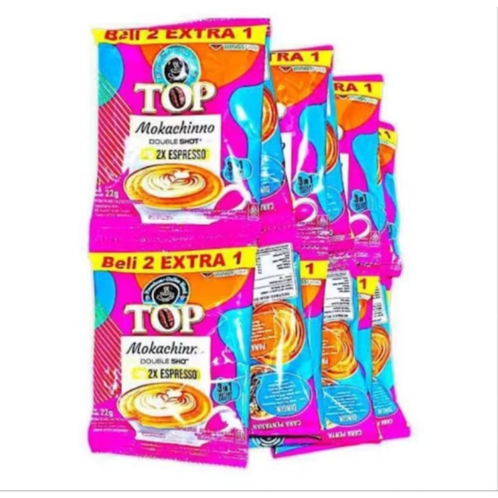 

TOP MOKACINNO DOUBLE SHOT ISI 10|TOP COFFEE