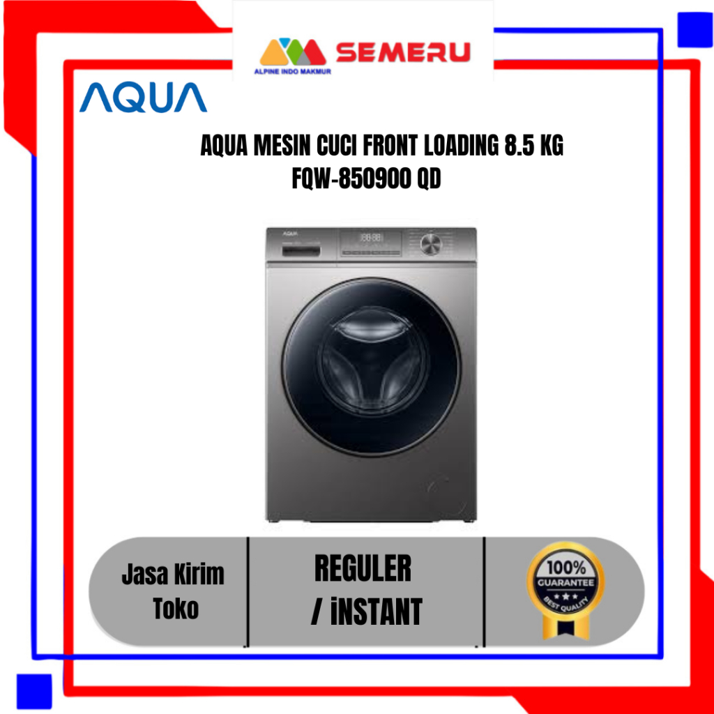 MESIN CUCI FRONT LOADING AQUA MESIN CUCI FRONT LOADING 8.5 KG FQW-850900 QD