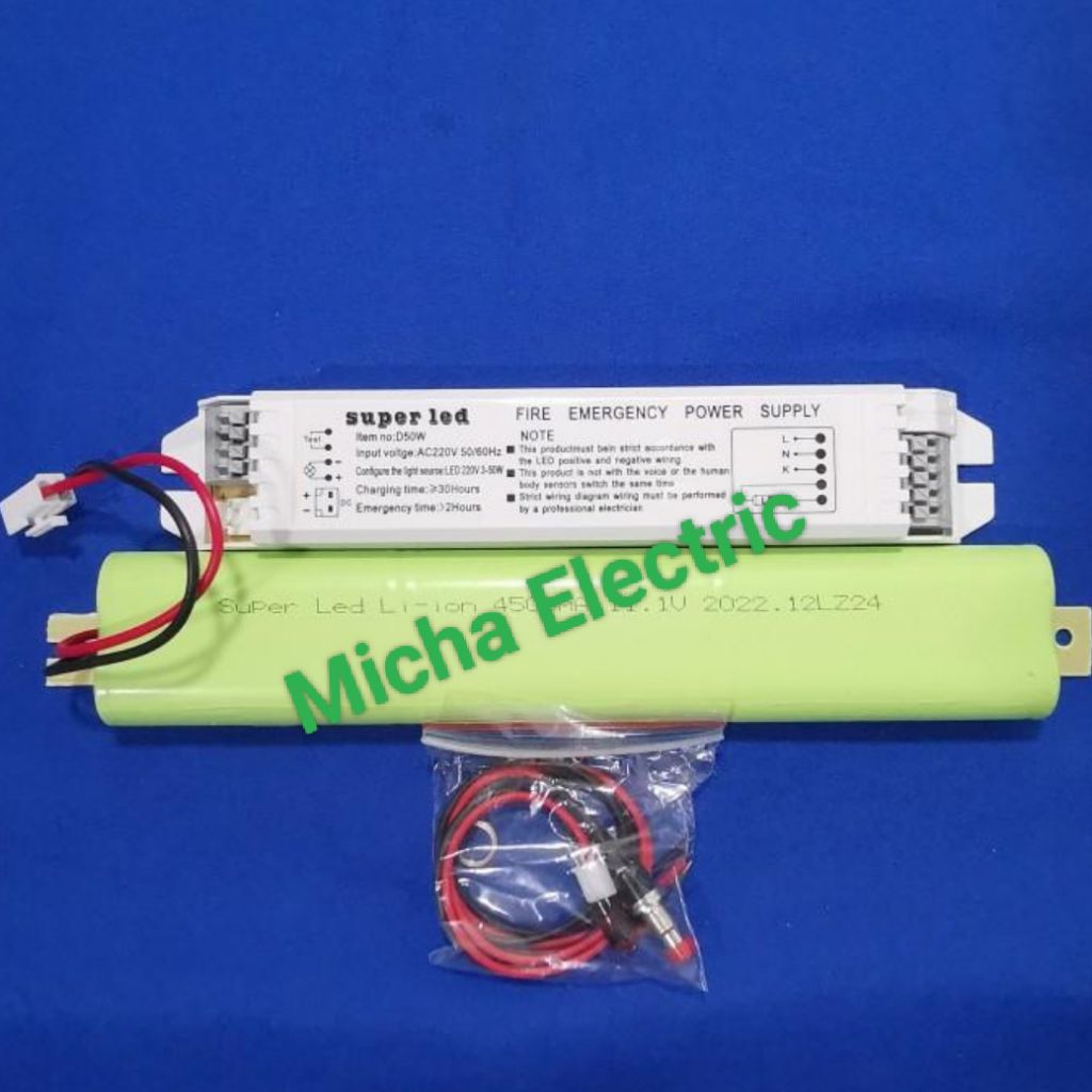 BALLAST Emergency TL LED 4500MA D50W / Baterai Emergency Lampu TL LED 50W