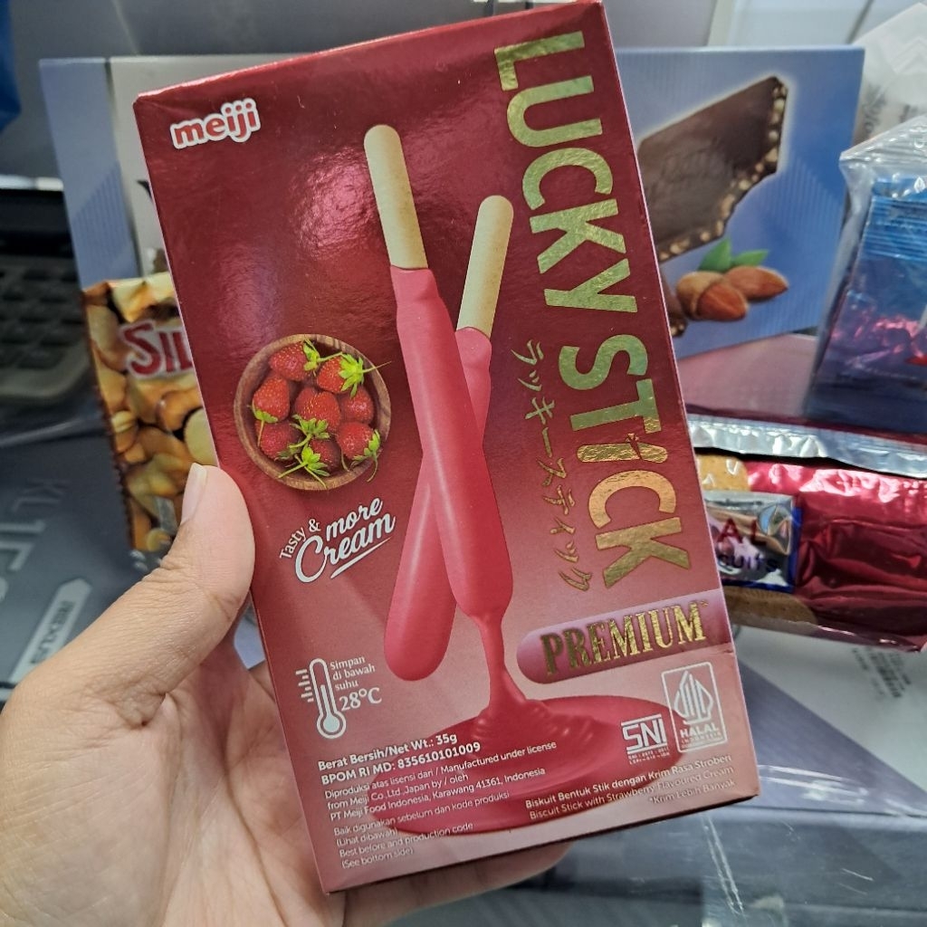 

LUCKY STICK Premium Chocolate 35 g LUCKY STICK Family Pack Chocolate 120 g