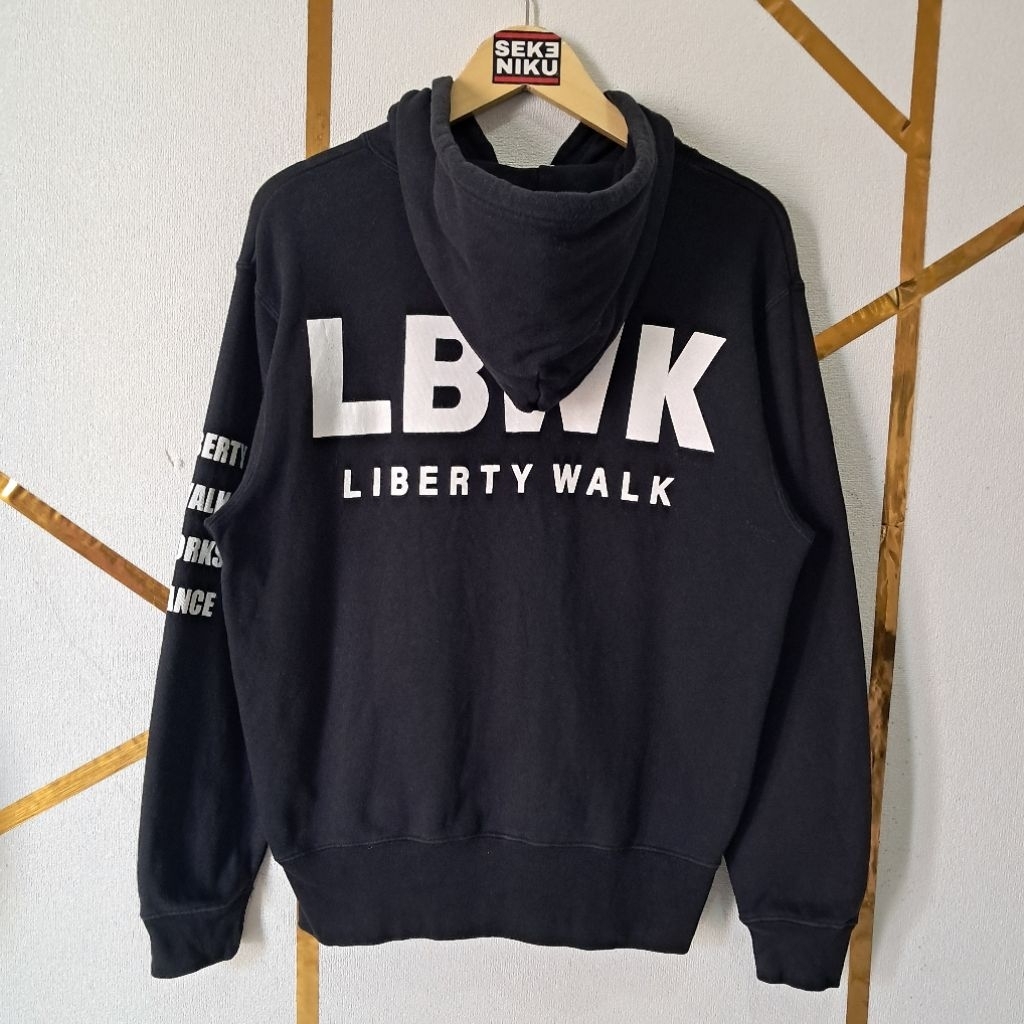 Hoodie zipper LBWK LIBERTY WALK Bahan babyteri tebal