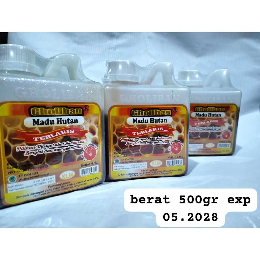 

MADU GHOLIBAN 1KG ASLI - BERIJIN BPOM RI 1KG – ORIGINAL - MADU GHOLIBAN BPOM 1KG BOTOL EMBOSS ASLI I MADU HUTAN GHOLIBAN