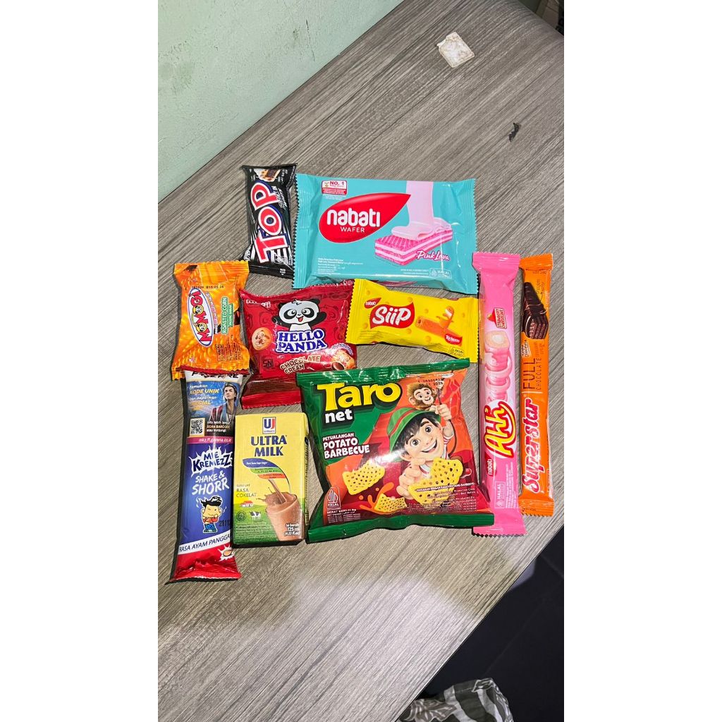 

PAKET ULANG TAHUN ANAK/SNACK ULANG TAHUN ANAK ISI 10 SNACK