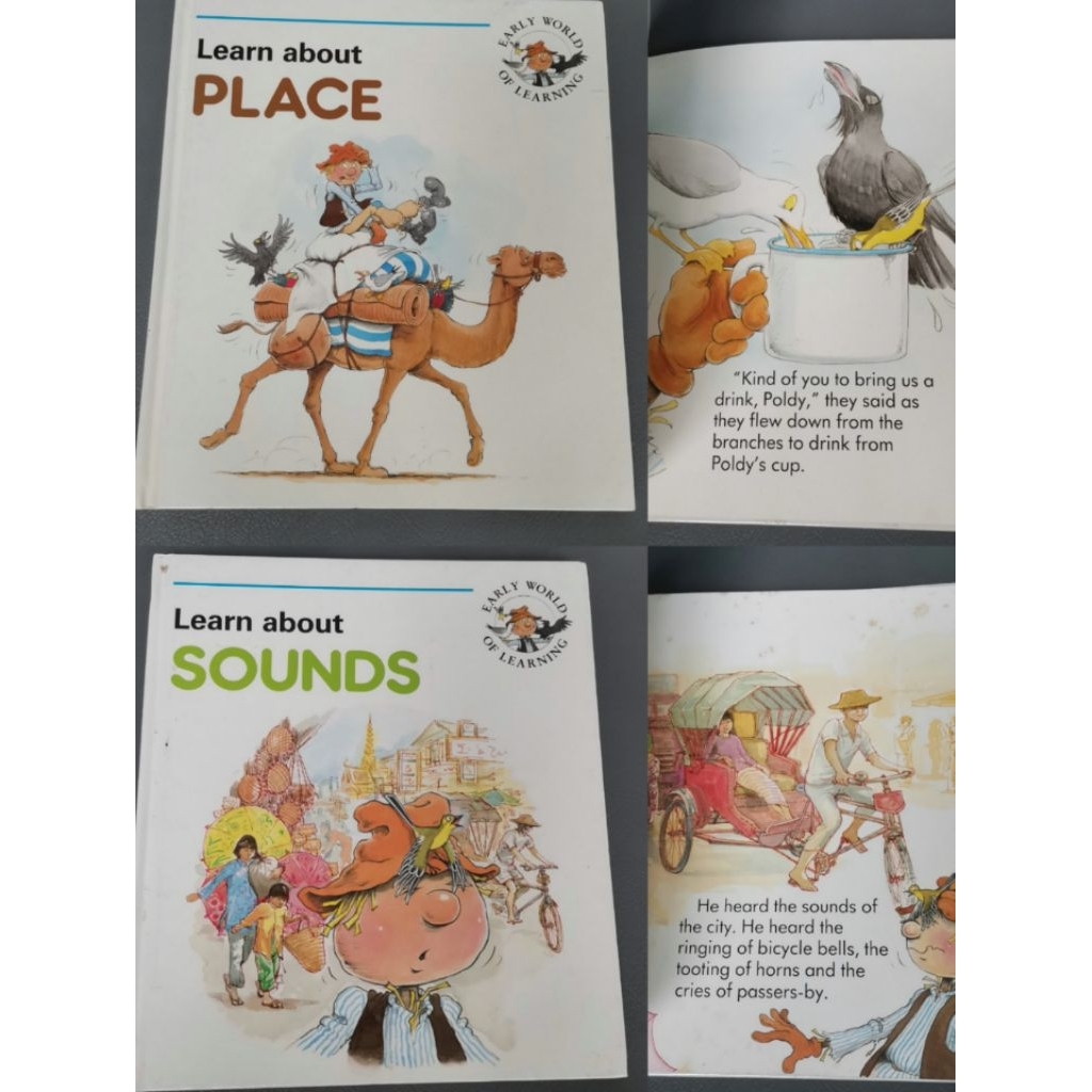 preloved buku anak story book hardcover poldy sound and place