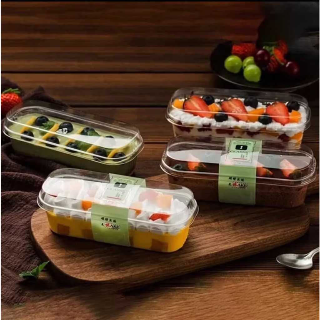 Dessert Box Premium Mika Box Kotak Dessert Puding Tiramisu Transparan Tebal kapasitas 250 ML