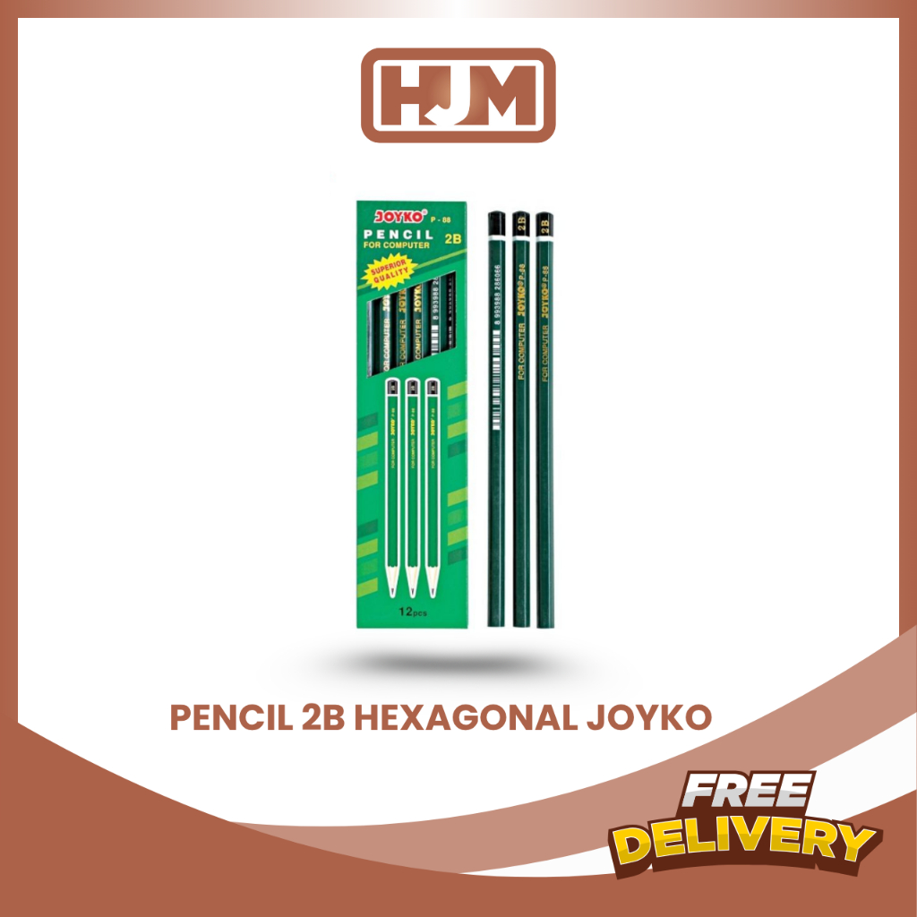 

PENSIL 2B HEXAGONAL JOYKO / P - 88