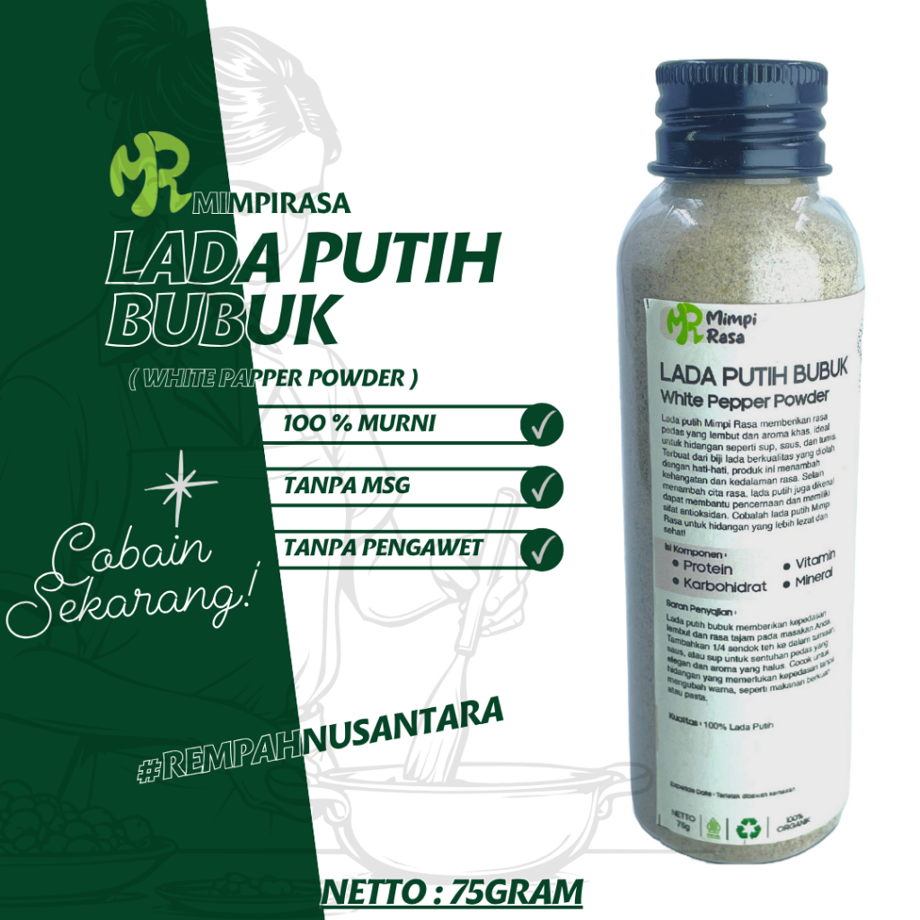 

Bumbu Bubuk | Garam | Lada | Kunyit | Kayu Manis | Ketumbar | Sereh | Jinten