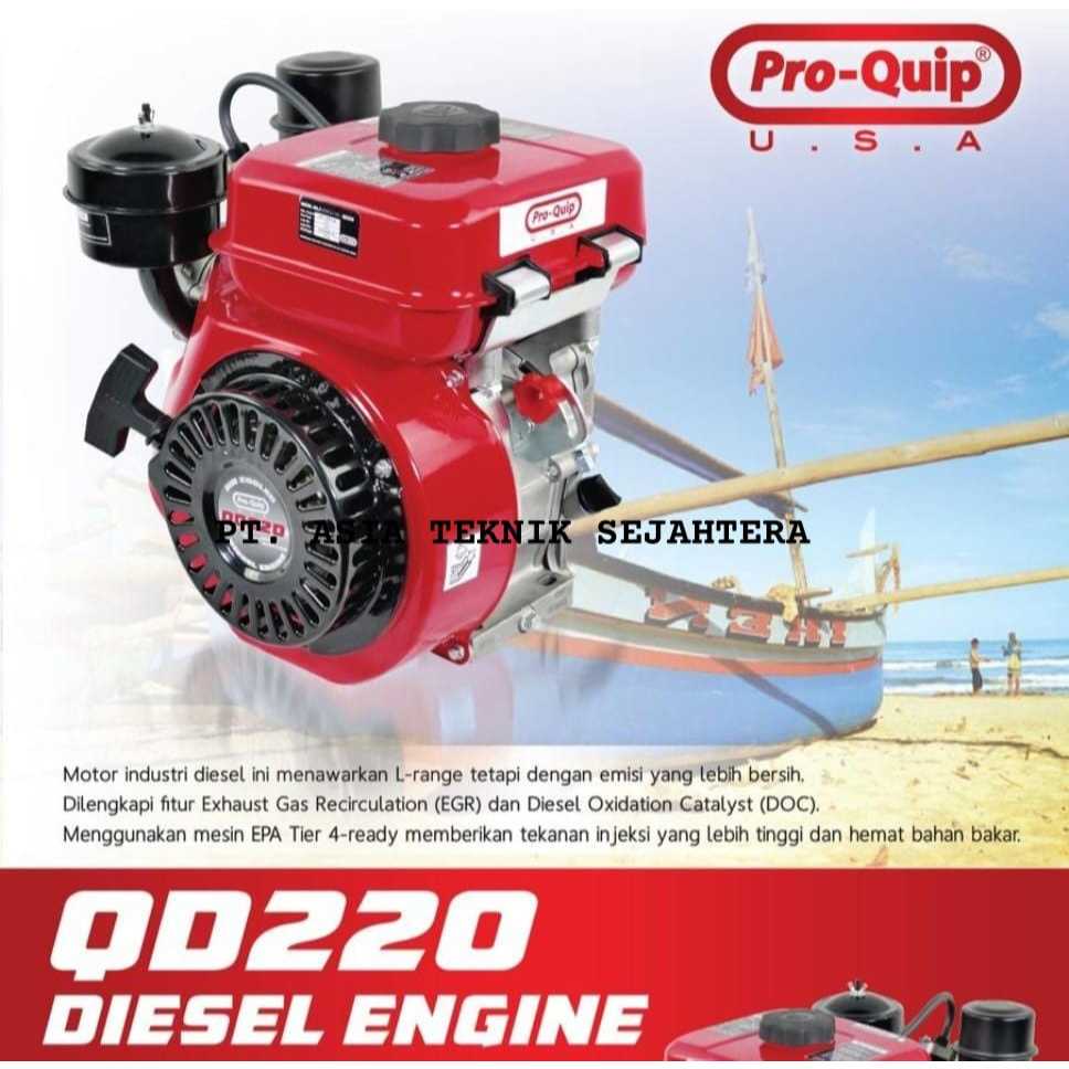 Mesin Penggerak Diesel Serbaguna QD220 ProQuip Usa