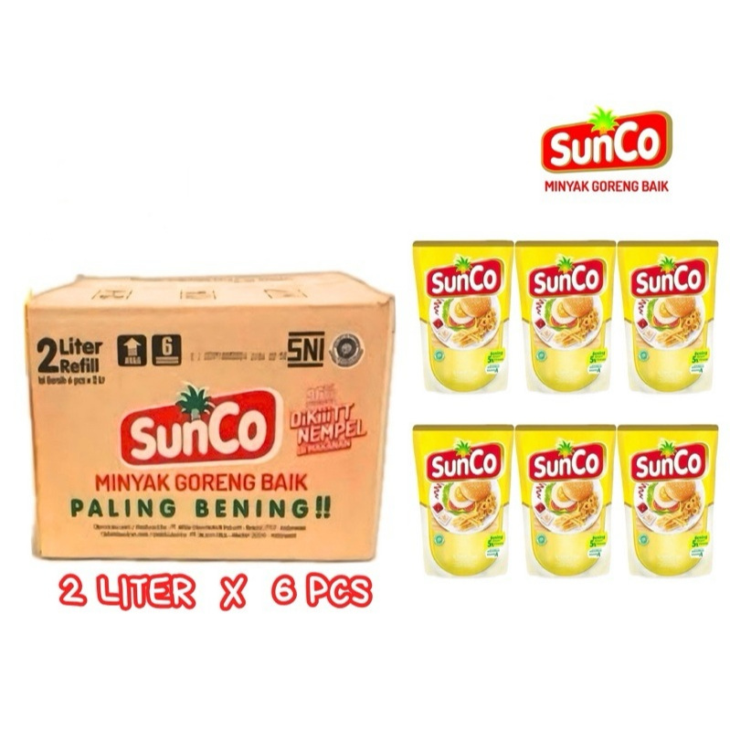 

MINYAK GORENG SUNCO 2LITER X 6PCS