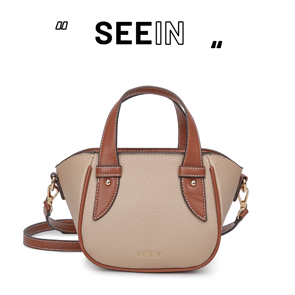 SEEIN Tas Belleza Tas Selempang Handbag Wanita  Coklat #6009