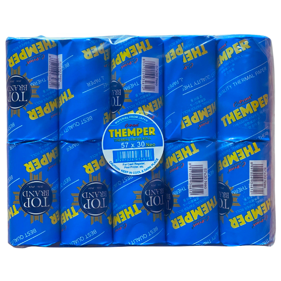 

[PAK] Kertas Kasir Kertas Thermal 57 x 30 Murah NEO isi 10 Merk E-Print