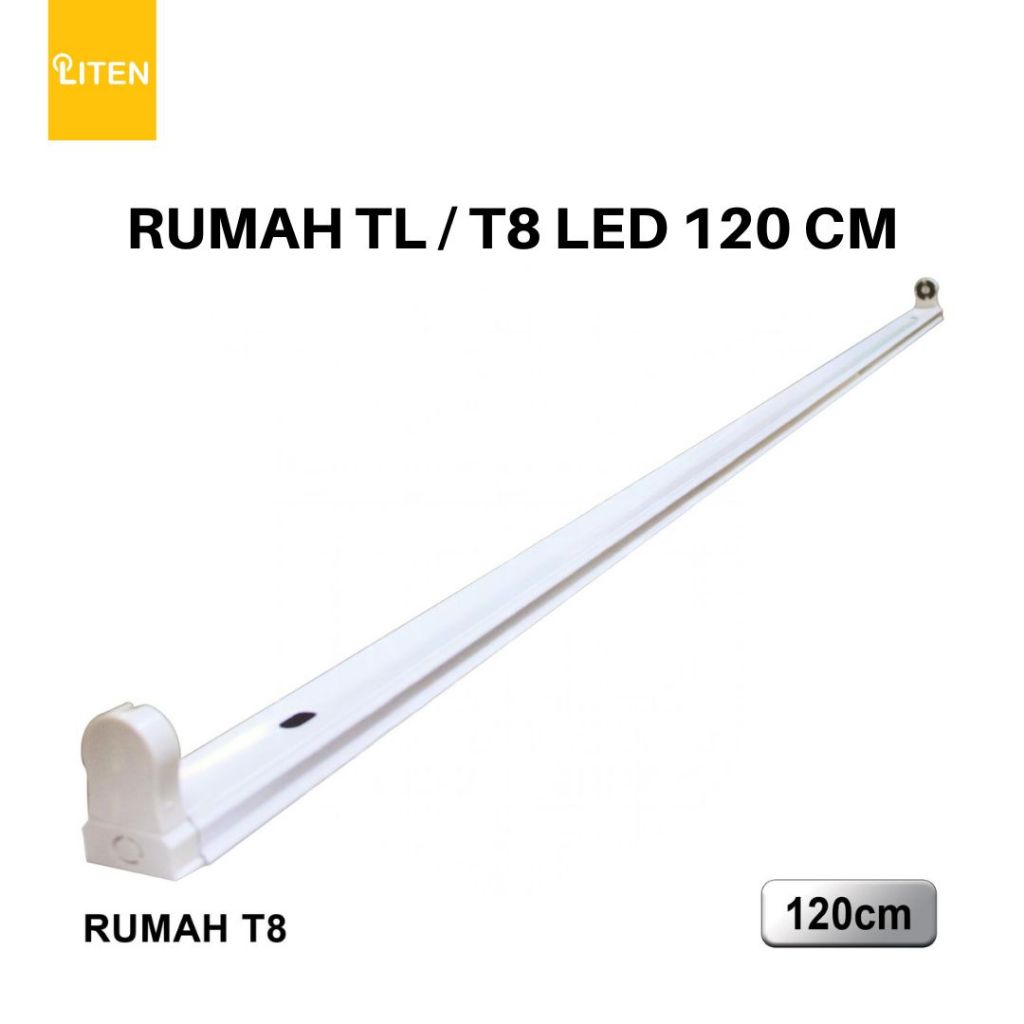 Kap Rumah Lampu TL T8 LED 120 CM / Housing TL 120cm