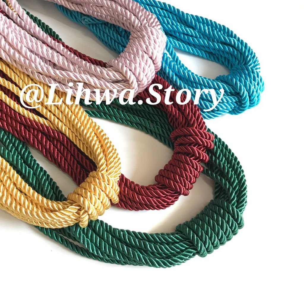 

PER 1YARD - TALI KUR TAMBANG ANEKA WARNA/TALI TAMPAR DIAMETER 5MM