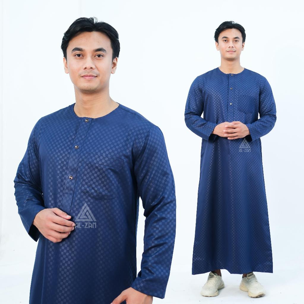 premium jubah slimfit pria muslim gamis pria slimfit jubah gamis pria lengan panjang busana muslim