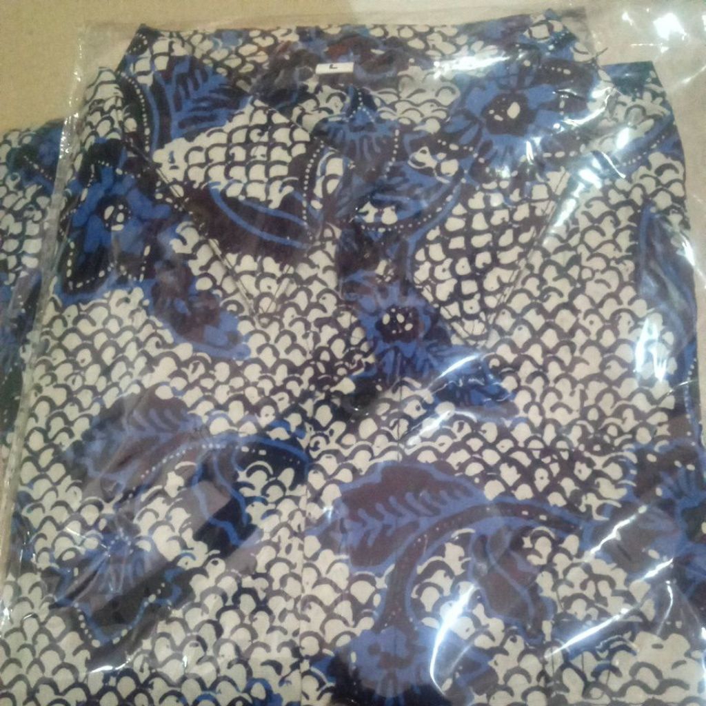 Baju Batik Pria SMP Kabupaten Batang, Cewek lengan panjang, cowok lengan pendek