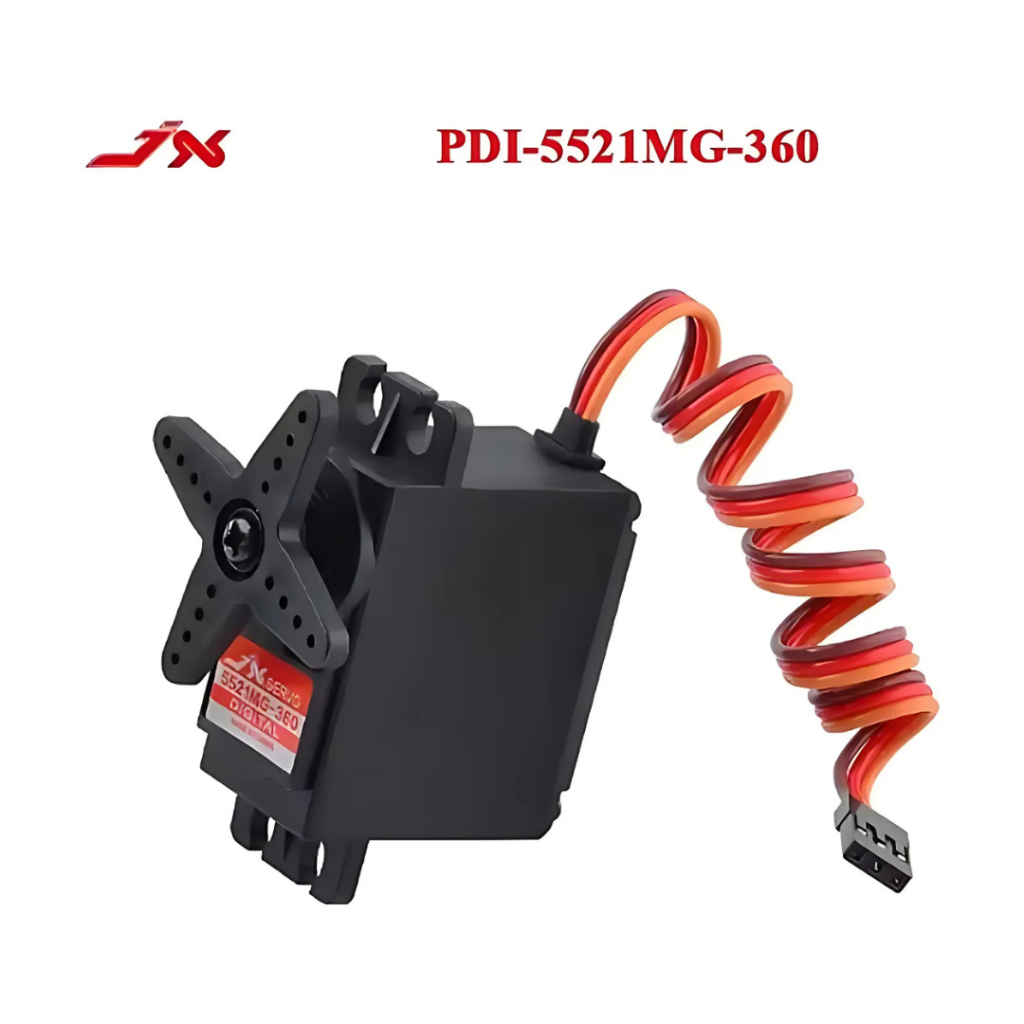 JX servo PDI 5521MG 360 derajat 55g 20KG metal gear untuk rc car 1/8 1/10 rc boat HSP wltoys MJX MN