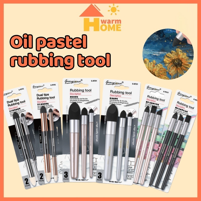 

Oil Pastel Rubbing Pen Set Pena Gosok Sketsa/Lukisan Cat Minyak Oil pastel rubbing tool pen giorgione