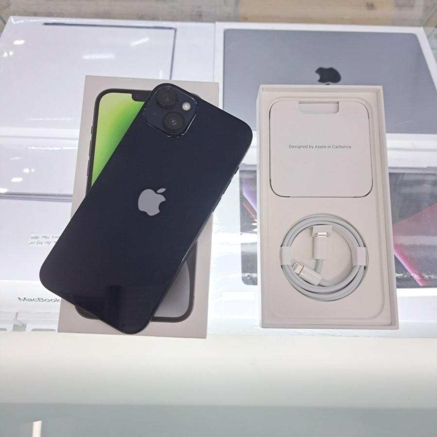 Second Apple IPhone 14 Plus 256GB Midnight Ex IBOX Mulus Fullset Original