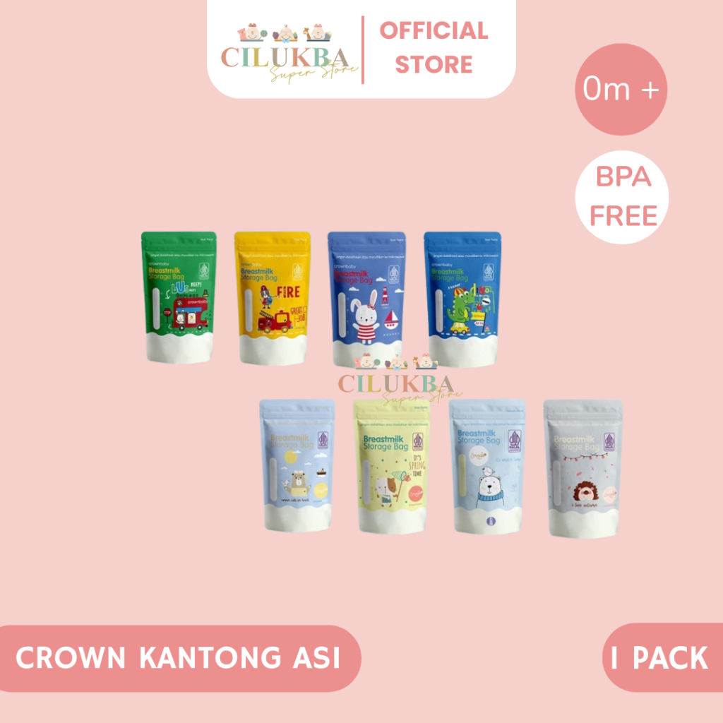CROWN KANTONG ASI 120ml | PLASTIK ASI | KANTONG ASI | PERLENGKAPAN MENYUSUI