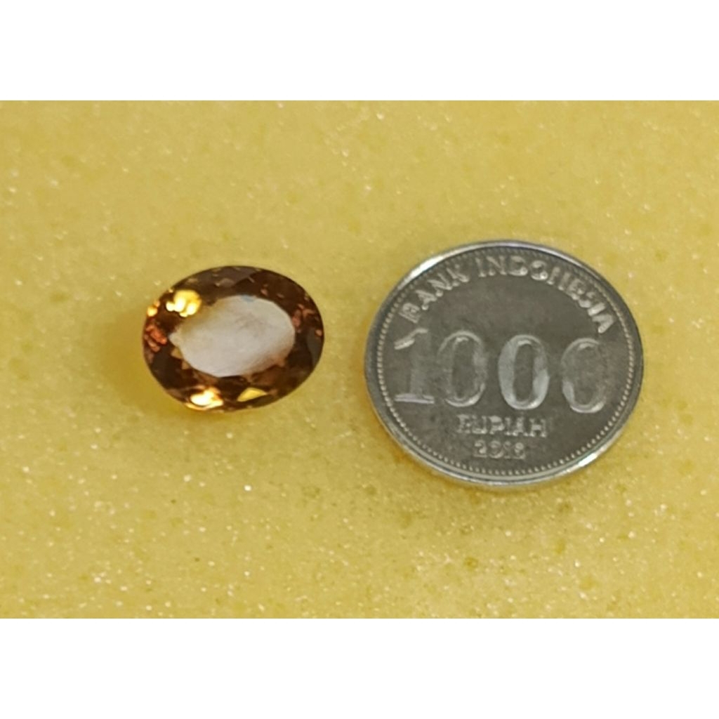 natural brown topaz kode bz08