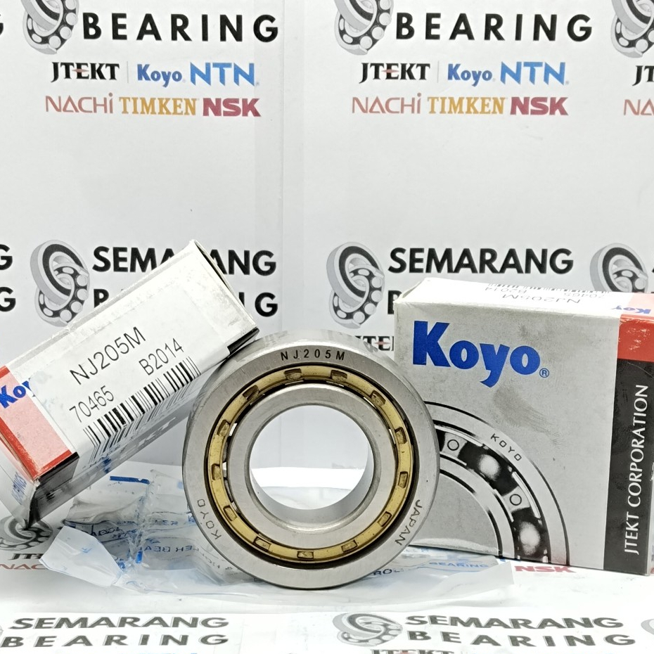 BEARING NJ 205 / NJ205 KOYO JAPAN LAHER CYLINDRICAL ROLLER 25x52x15mm