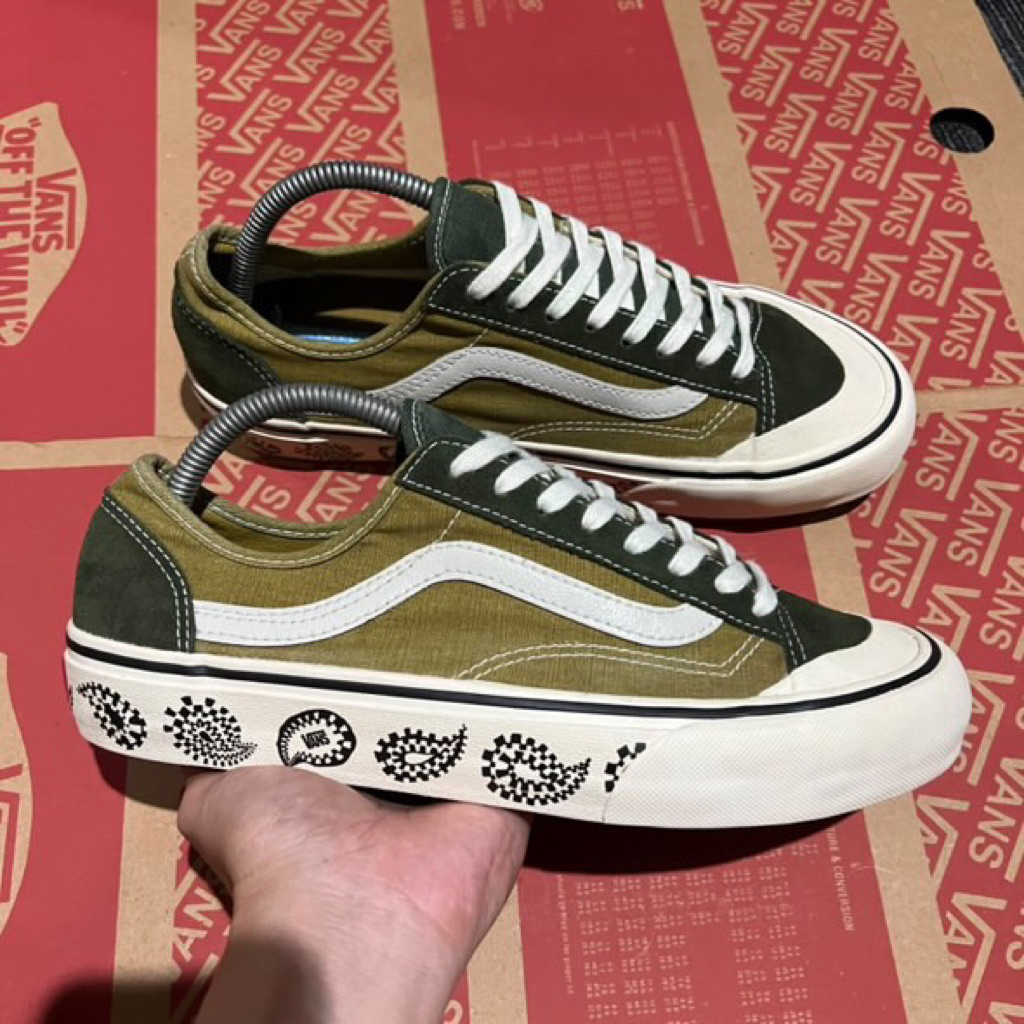 vans 36 style sf decon green olive