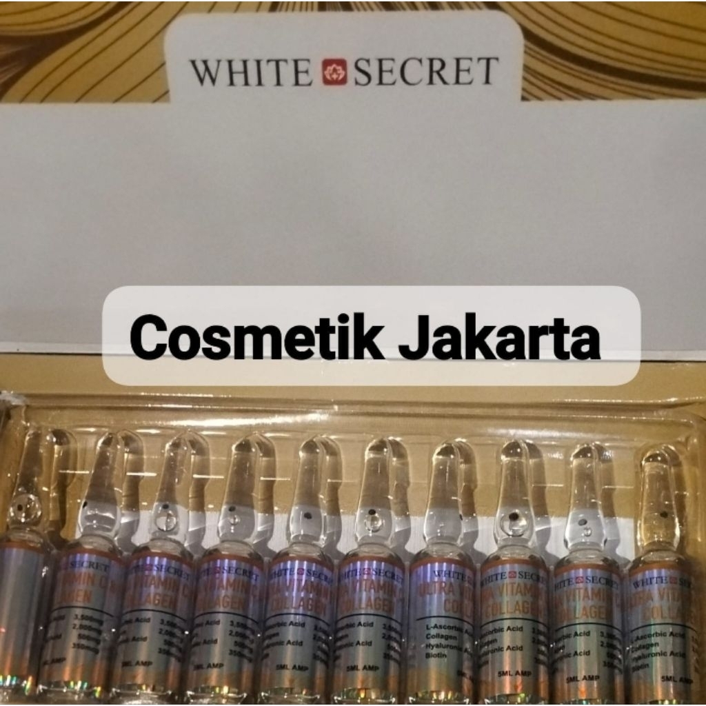 whitening WHITE SECRET Terbaik Booster Ultravitamin C Terlaris mencerahhkan kulit chomosome chomosom
