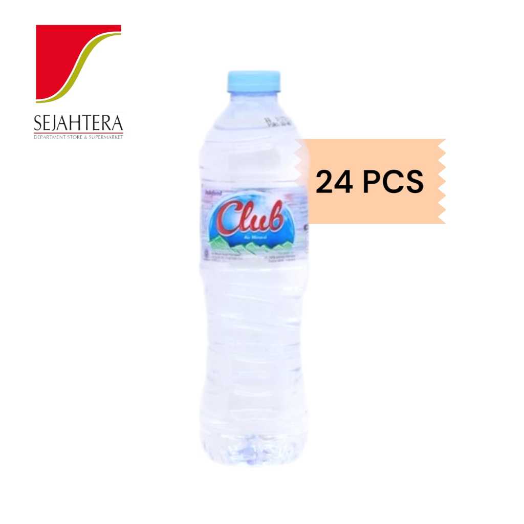 

CLUB Air Mineral 600ml x 24 Botol – Air Minum Segar & Hemat 1 Karton