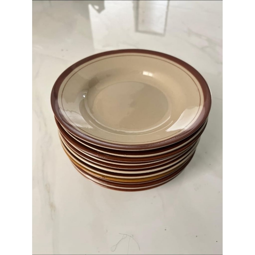 piring keramik 1lusin 2