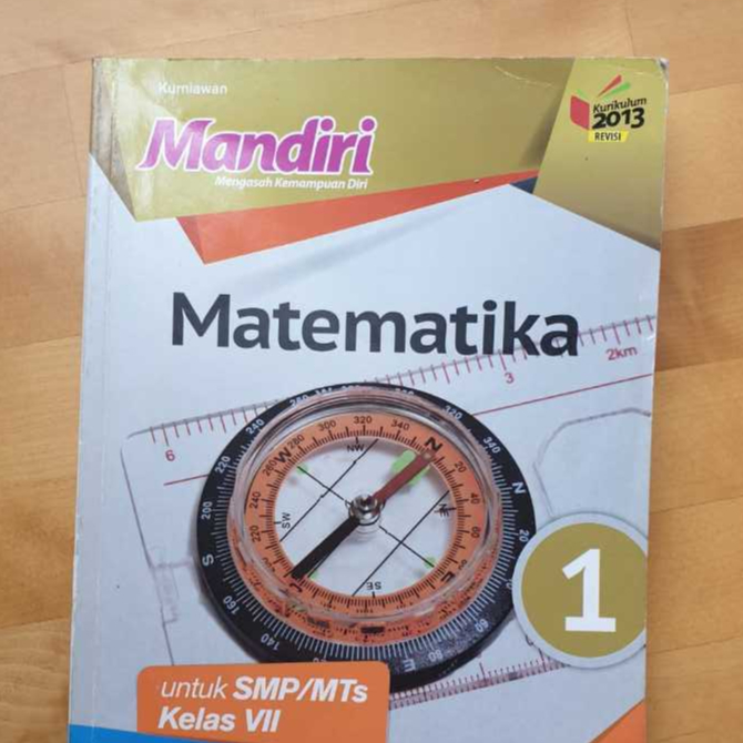 Buku Mandiri Matematika SMP/MT Kelas 7 - Kurniawan