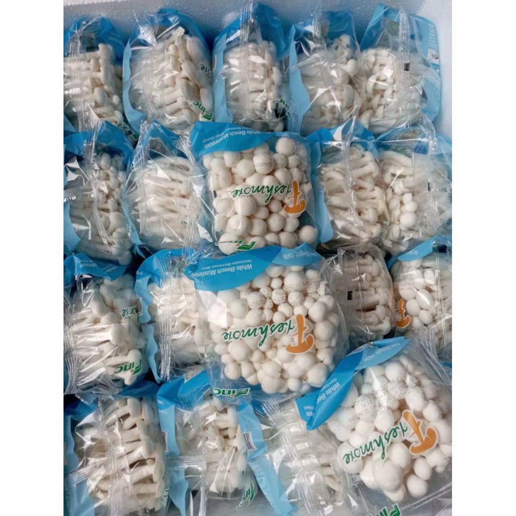

Shimeji white 150 gr (tahan suhu ruangan 3 hari)