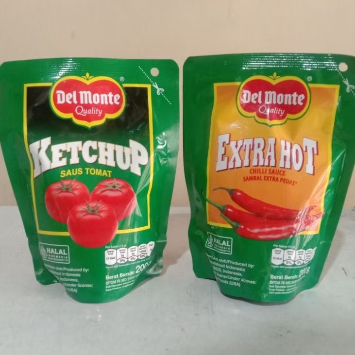 

Paket Delmonte Saus Tomat Dan Saus Extra Hot 200gr