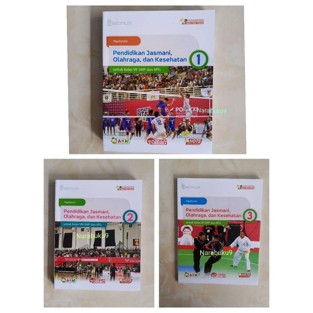 PJOK kelas 7 8 9 Kurikulum Merdeka R1 Platinum tiga serangkai