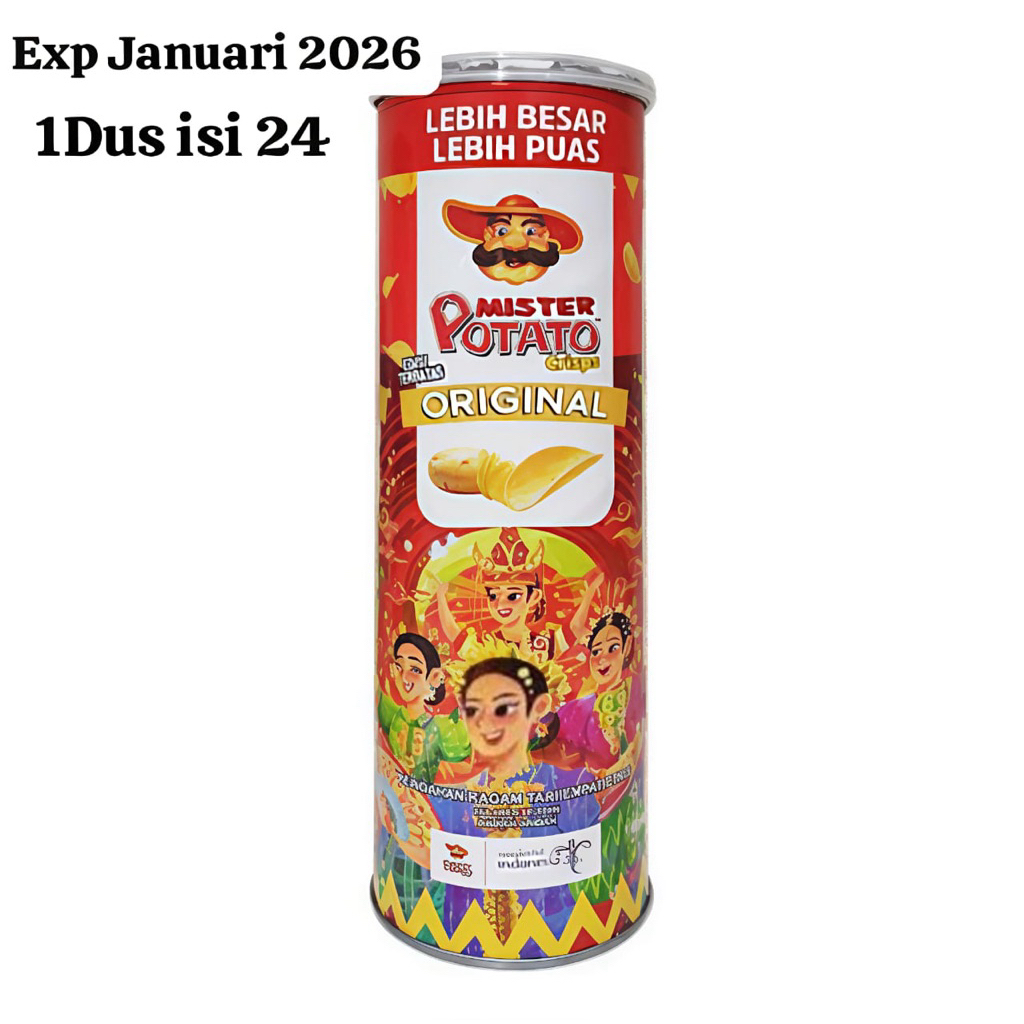 

Mister Potato 106gr besar harga per pcs