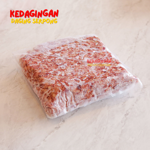 

[Kedagingan] Daging Giling Biasa 1kg / Lemak 30% Juicy / Daging Cincang Patty Pasta Gyudon