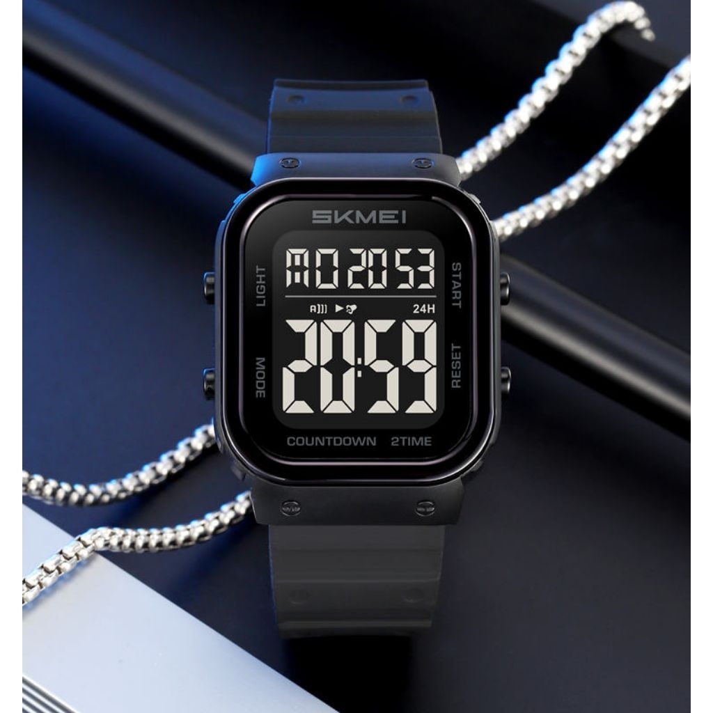 Jam pria Skmei 2437 segi digital free carton box skmei
