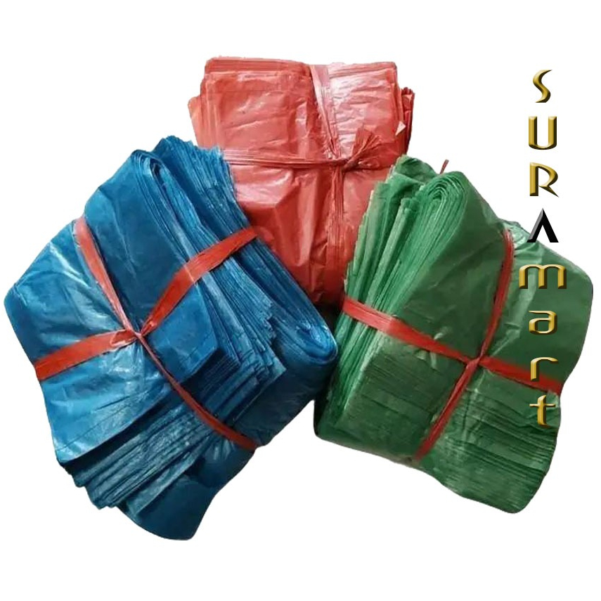 (1 KG) KRESEK KILOAN WARNA Kantong Tas Plastik Kresek