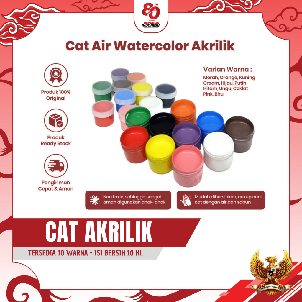 

Cat Air Lukis Paint Watercolor Cet Minyak Peralatan Melukis Palet Kuas Kanvas Paintbrush Painting Brush Canvas Art Acrylic Akrilik Warna