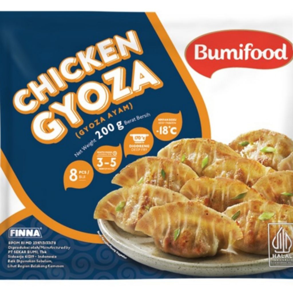 

Bumifood Chicken Gyoza 200gr / Bumi Food Ayam
