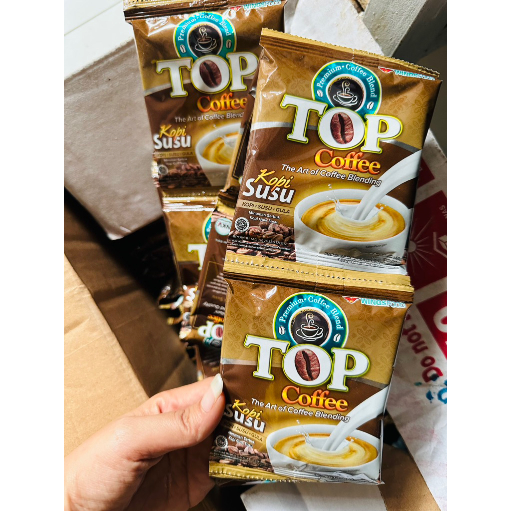 

KOPI TOP SUSU serenteng isi 12sachet / TOP COFFE SUSU