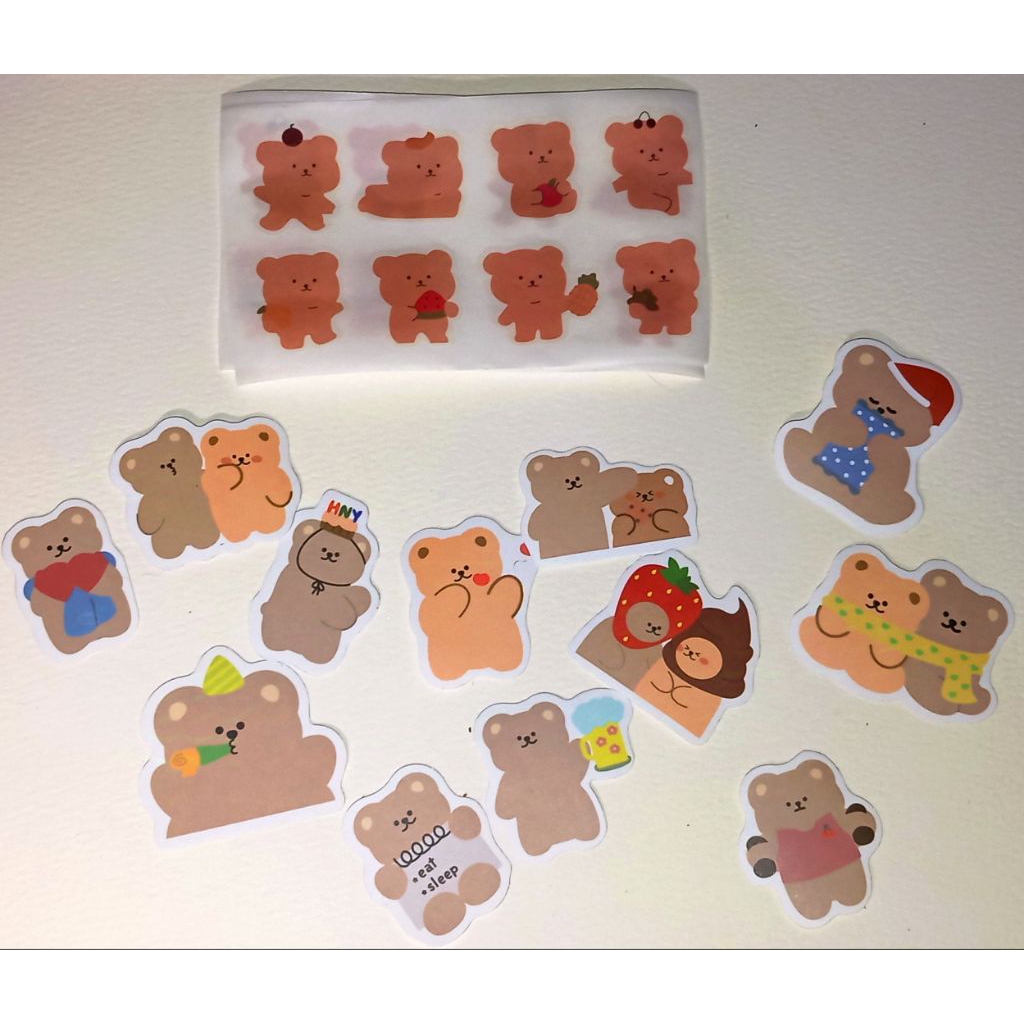 

Stiker Bear-Beruang coklat