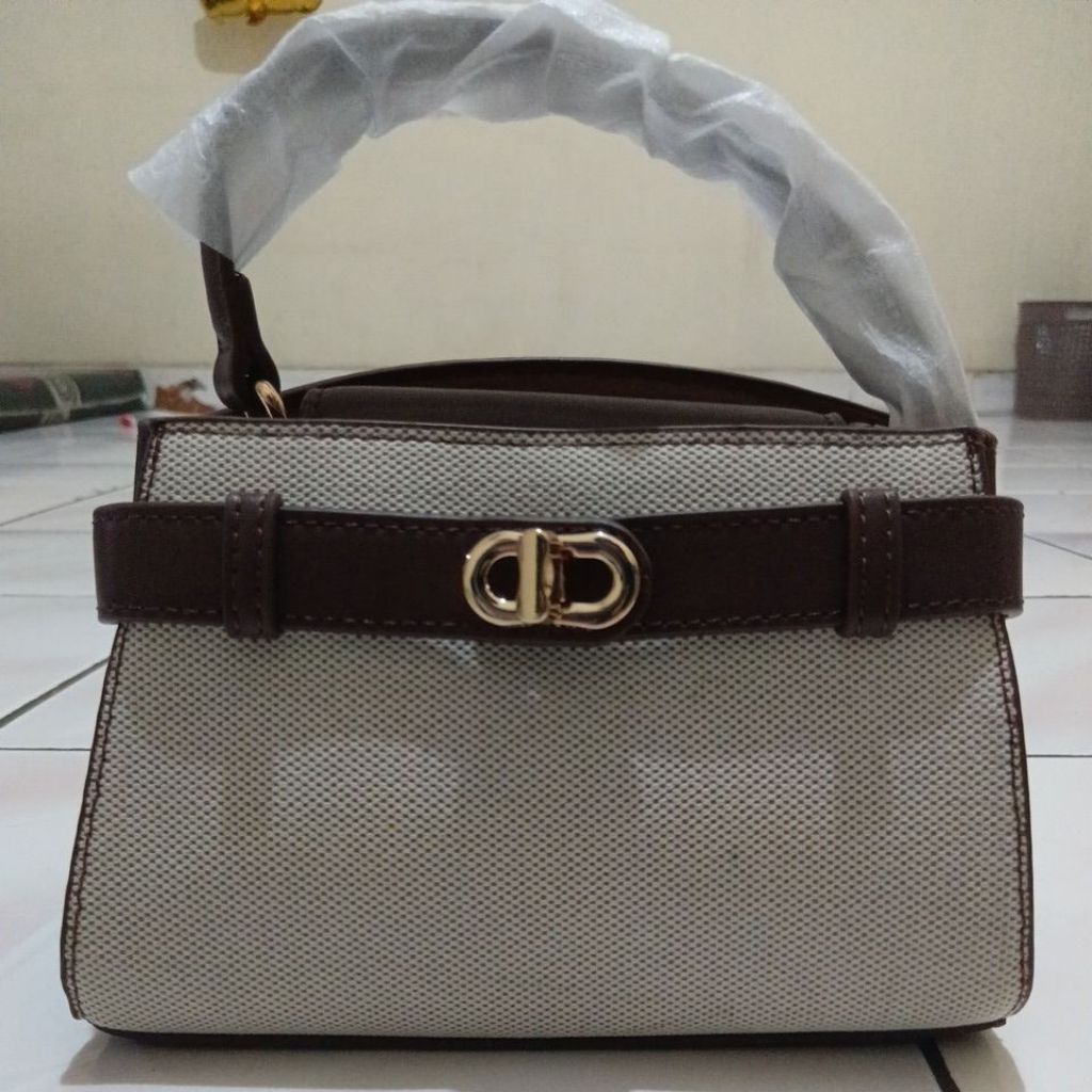 New CK Aubrielle Canvas Coklat