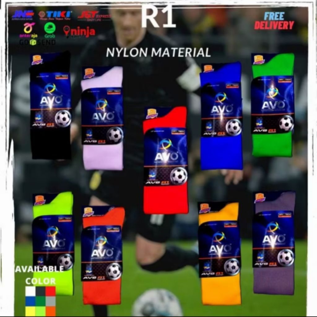 Kaos Kaki Bola Futsal Panjang ORIGINAL AVO R1 DEWASA