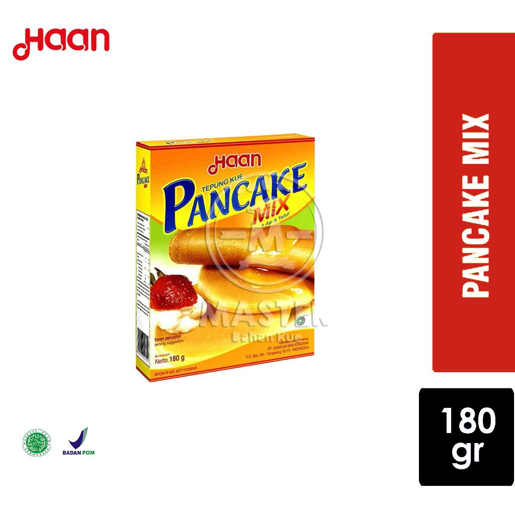 

Haan Pancake Mix / Tepung Pancake / Tepung Instant [180gr]