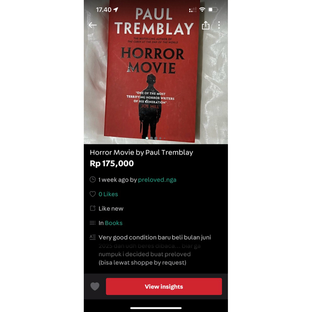 Horror Movie by Paul Book