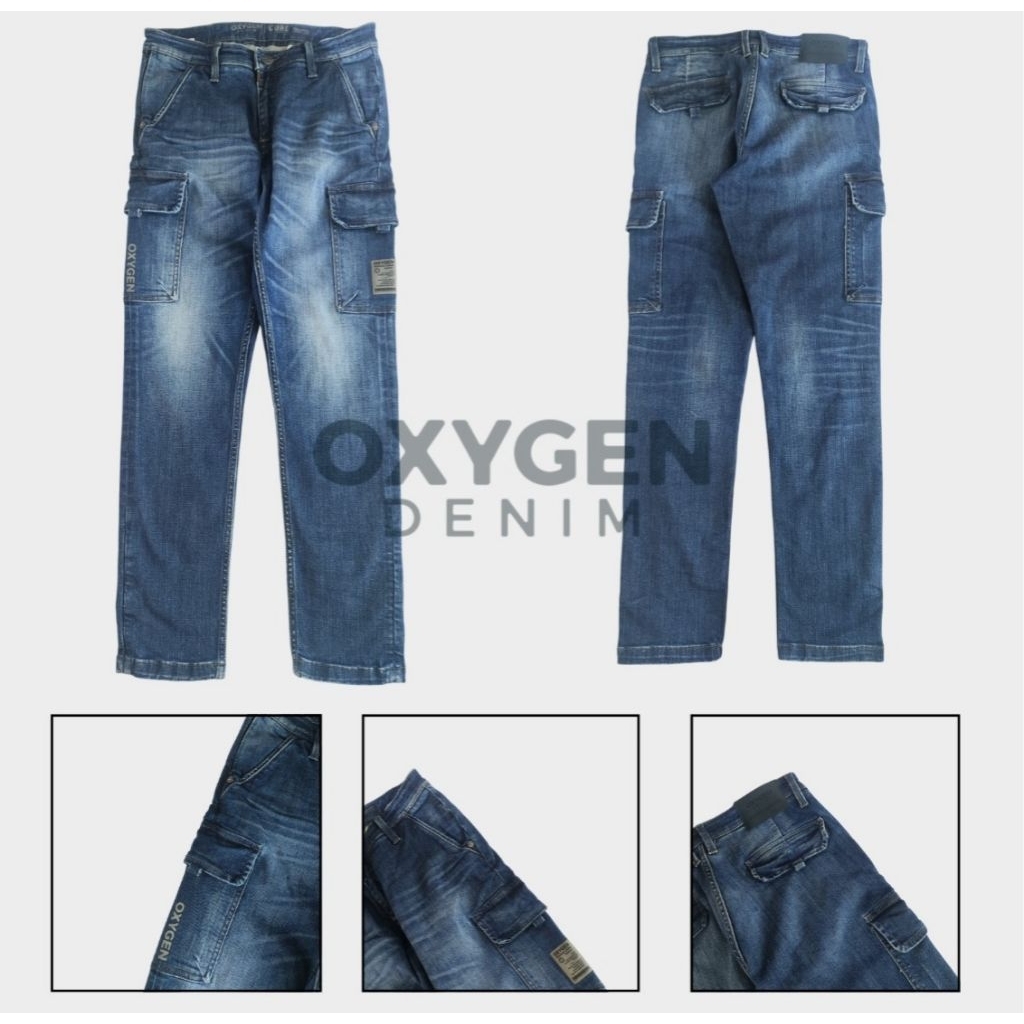 Celana Jeans Pria OXYGEN ORIGINAL Skinny Fit