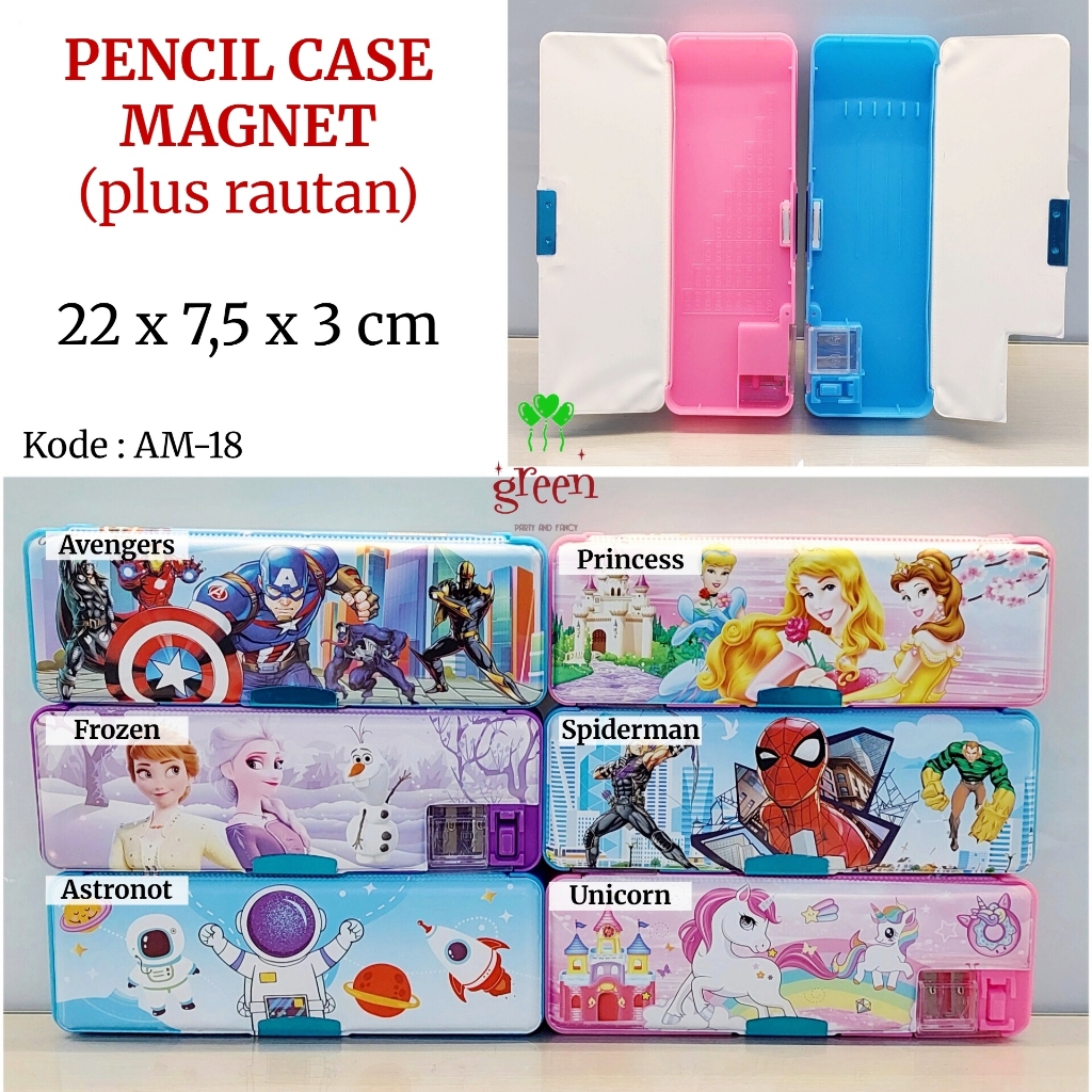 

Tempat pensil anak Pencil case anak Kotak pensil anak magnet AM-18