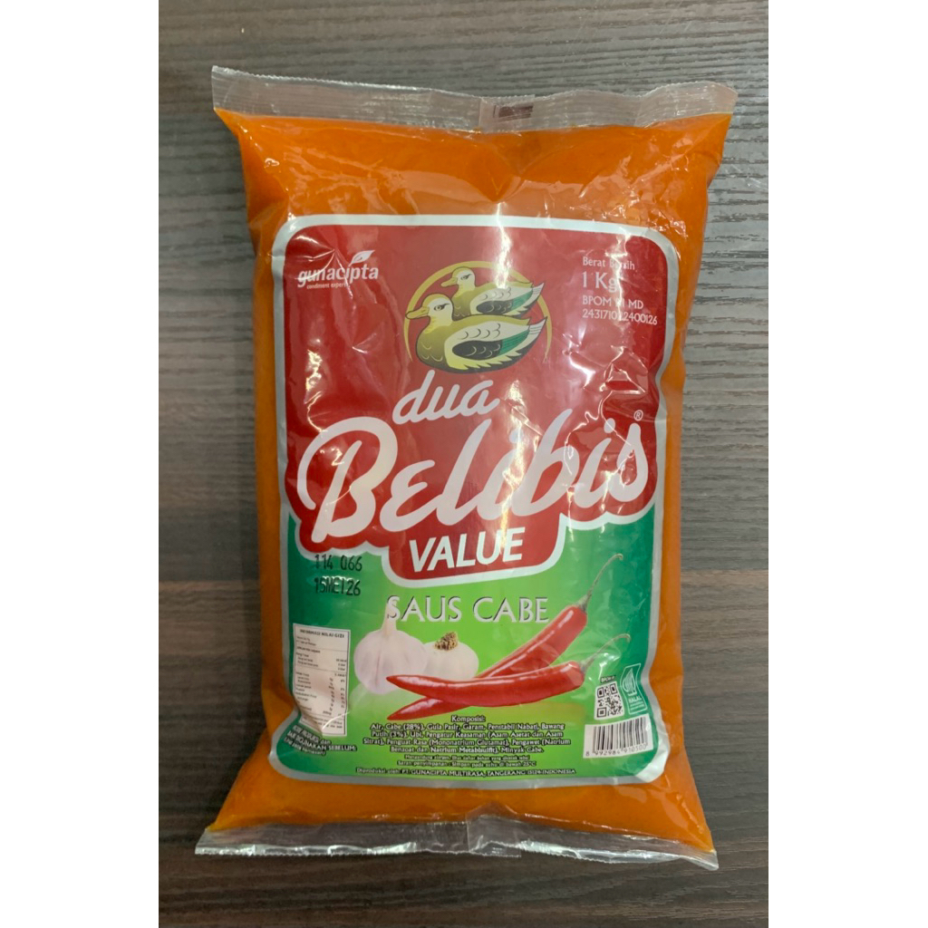 

Saus Sambal Dua Belibis Value 1Kg